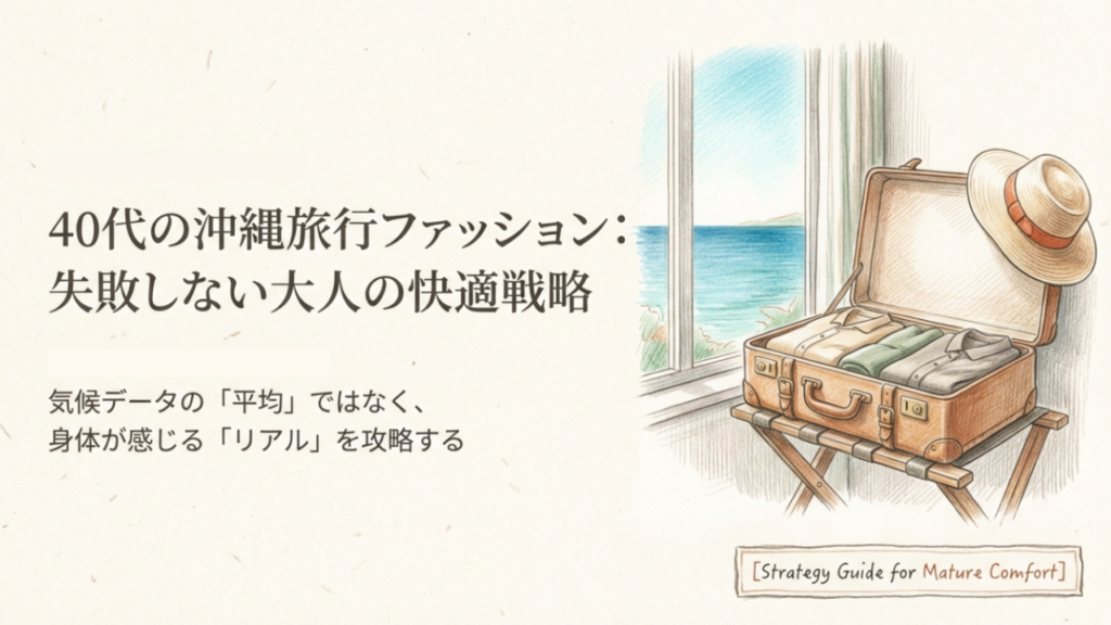 40代の沖縄旅行ファッション！失敗しない服装と季節別コーデ