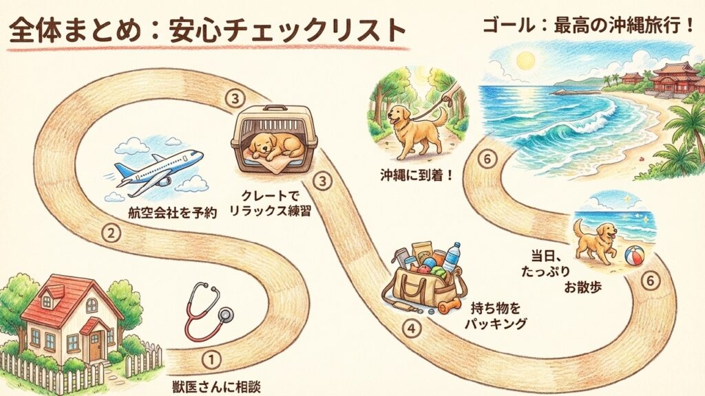 沖縄旅行計画の全体まとめ安心チェックリスト
