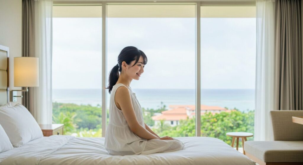 沖縄の女性一人旅で自由に楽しむコツと完全ガイド 3 一人でも安心・快適!宿泊施設の選び方