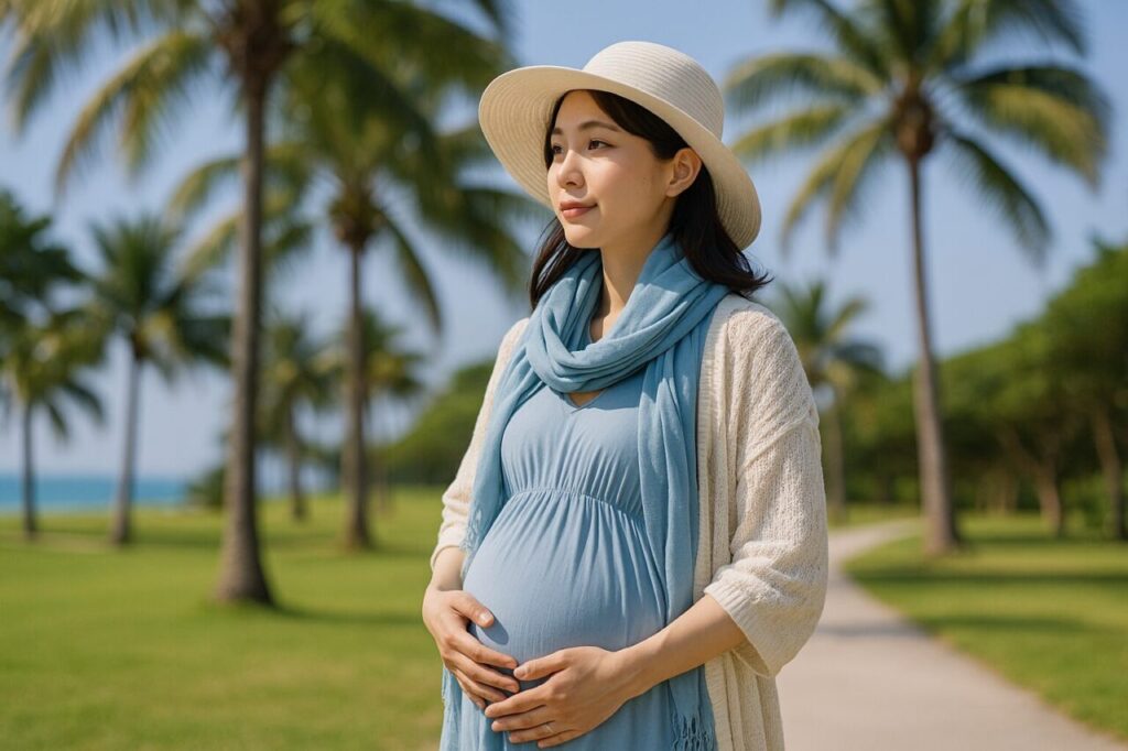 妊婦でも安心の沖縄旅行 マタ旅ガイド 11 紫外線・暑さ・冷え対策の服装ポイント