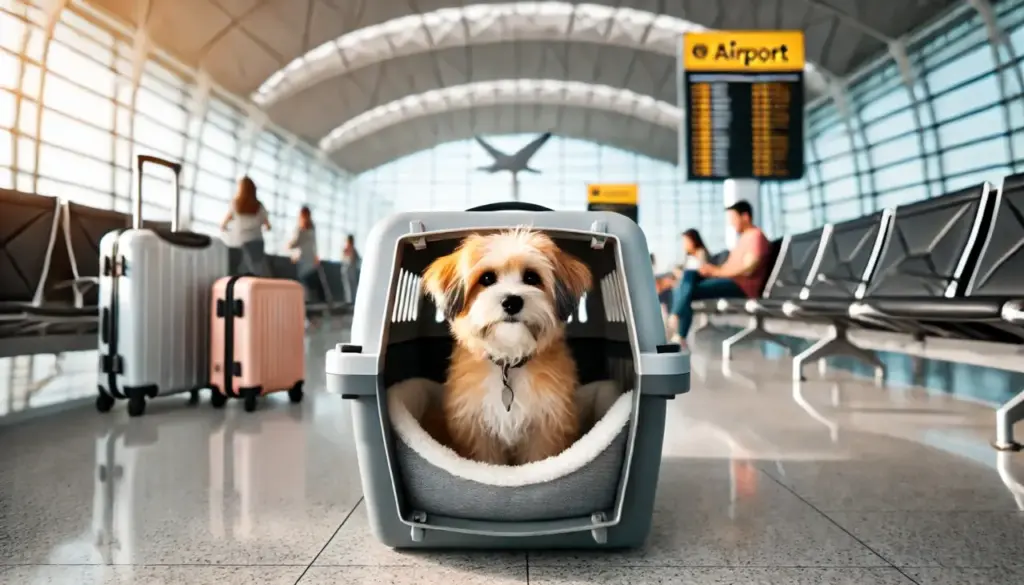 沖縄旅行で愛犬と一緒に飛行機を利用するための準備と注意点 1 沖縄旅行で愛犬と一緒に飛行機へ
