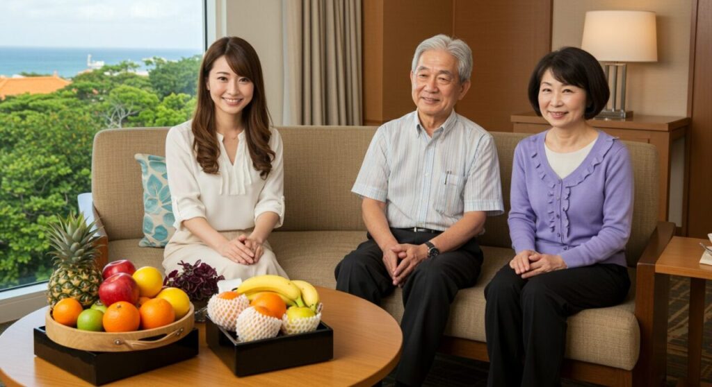 両親に贈る沖縄旅行サプライズ演出