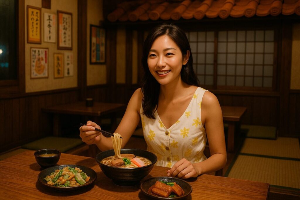 沖縄で夜中に食べられる郷土料理店