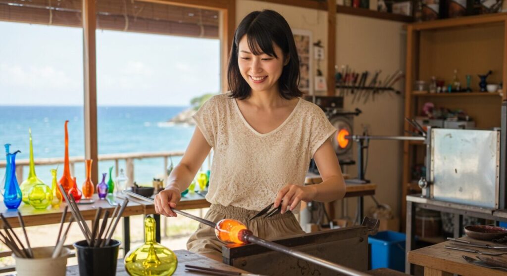 8 琉球ガラス体験