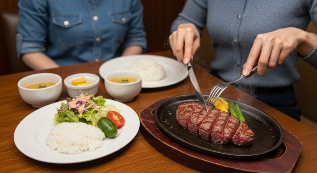 中部エリアで安いステーキを食べる