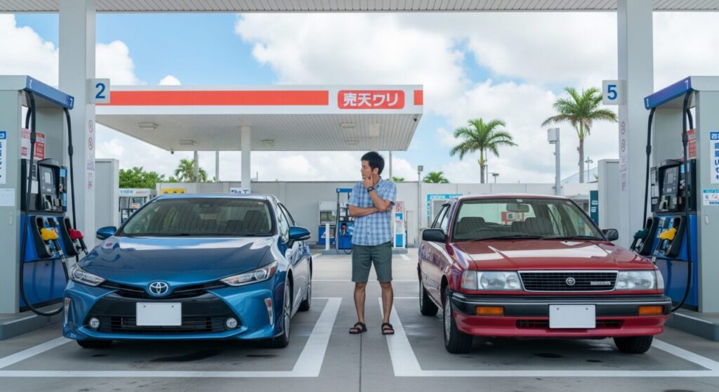 ハイブリッド車と普通車の燃費差とは