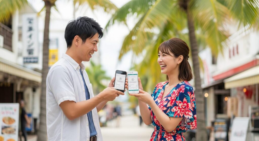 沖縄旅行の出会い完全ガイド!人気スポットから成功のコツまで 14 旅先で出会った人との連絡先交換のコツ