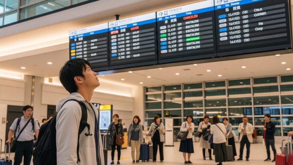 9月の沖縄旅行と台風|知るべきリスクと対策 5 飛行機の欠航とその対応方法