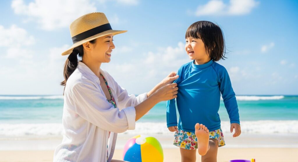 沖縄旅行でラッシュガードは必須!選び方の完全ガイド 5 子ども用ラッシュガードの重要性