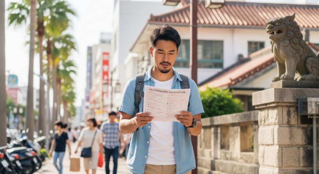 沖縄旅行をリュックだけで楽しむ!身軽旅のコツ 3 那覇市内観光におすすめの持ち物
