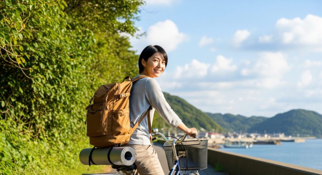 沖縄旅行をリュックだけで楽しむ!身軽旅のコツ 5 レンタサイクル観光とリュックの相性