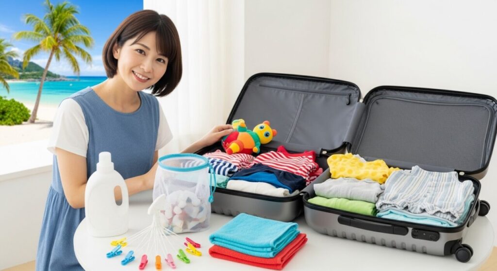 子連れ旅行での洗濯の工夫とコツ