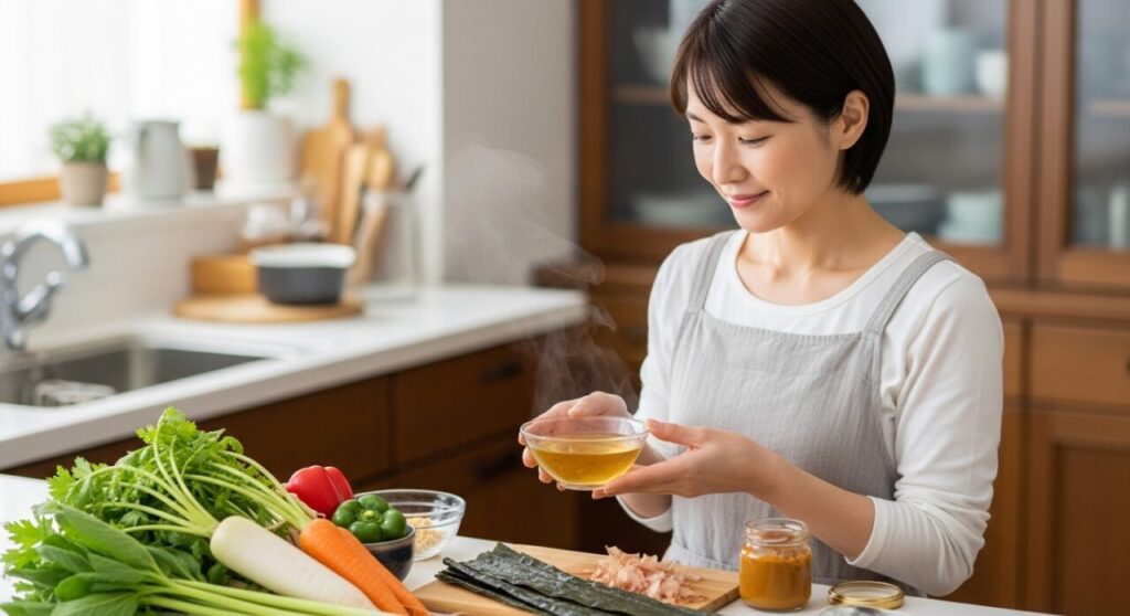 家庭料理における出汁の役割とぬちぐすい