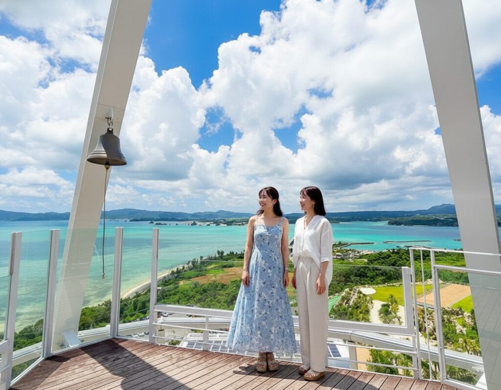 古宇利島観光の所要時間 滞在時間別モデルコース解説 6 古宇利オーシャンタワーの見学時間