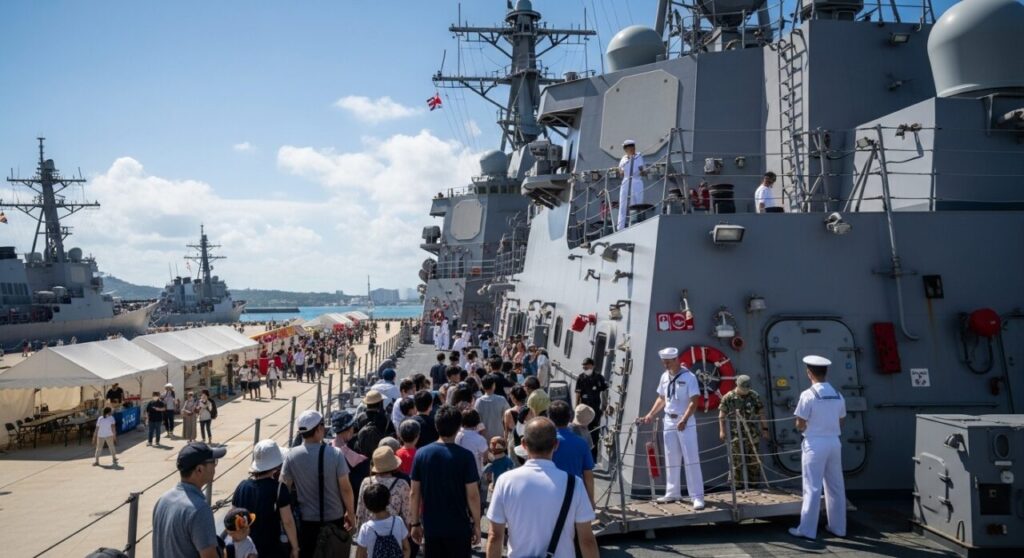 沖縄観光で米軍基地を楽しむ方法と注意点 11 ホワイトビーチフェスティバルで艦艇見学