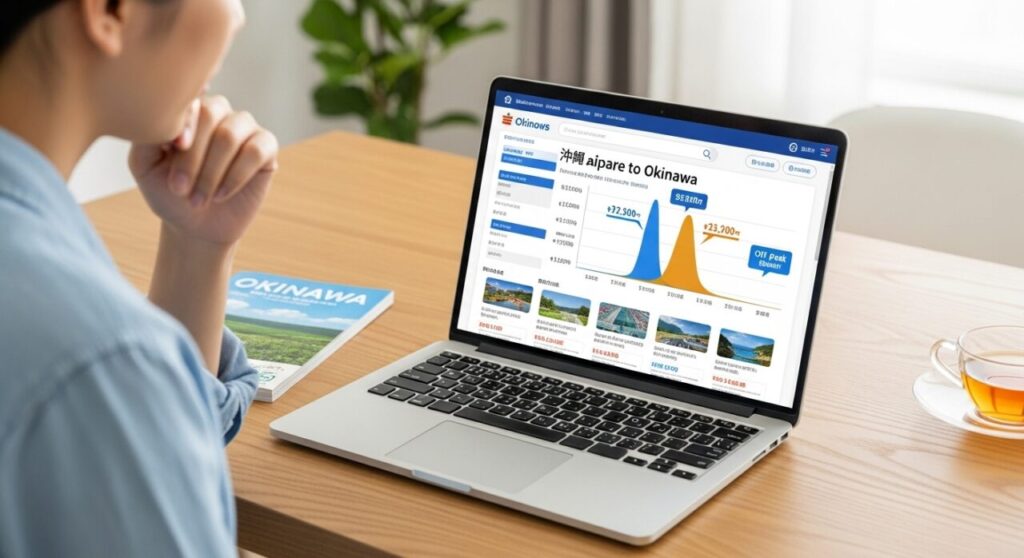 友達との沖縄旅行の予算【2泊3日】リアル相場と節約テクを完全ガイド 4 飛行機代と時期による料金の違い