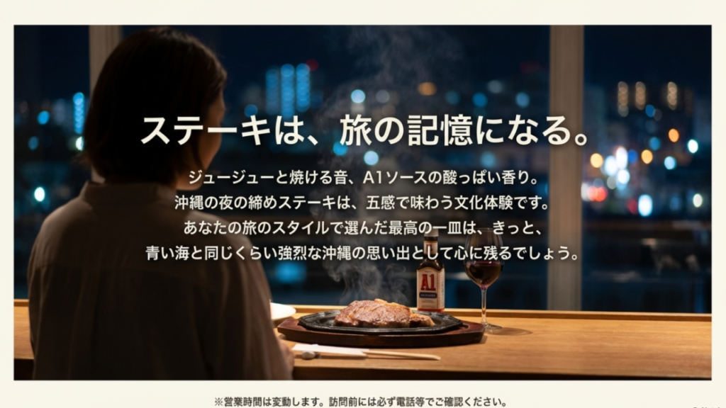 沖縄の締めステーキで国際通り周辺にある深夜に安い＆おすすめの名店