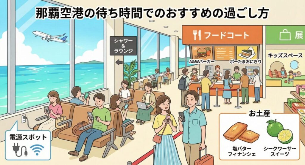 那覇空港の待ち時間でのおすすめの過ごし方