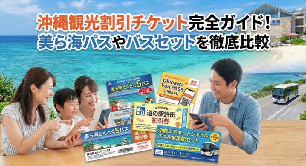 沖縄観光の割引チケット完全ガイド！美ら海パスやバスセットを徹底比較
