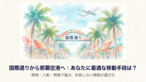 【2026年版】国際通りの停めやすい駐車場!安い・広い・予約可な穴場 14 01国際通りから那覇空港 1
