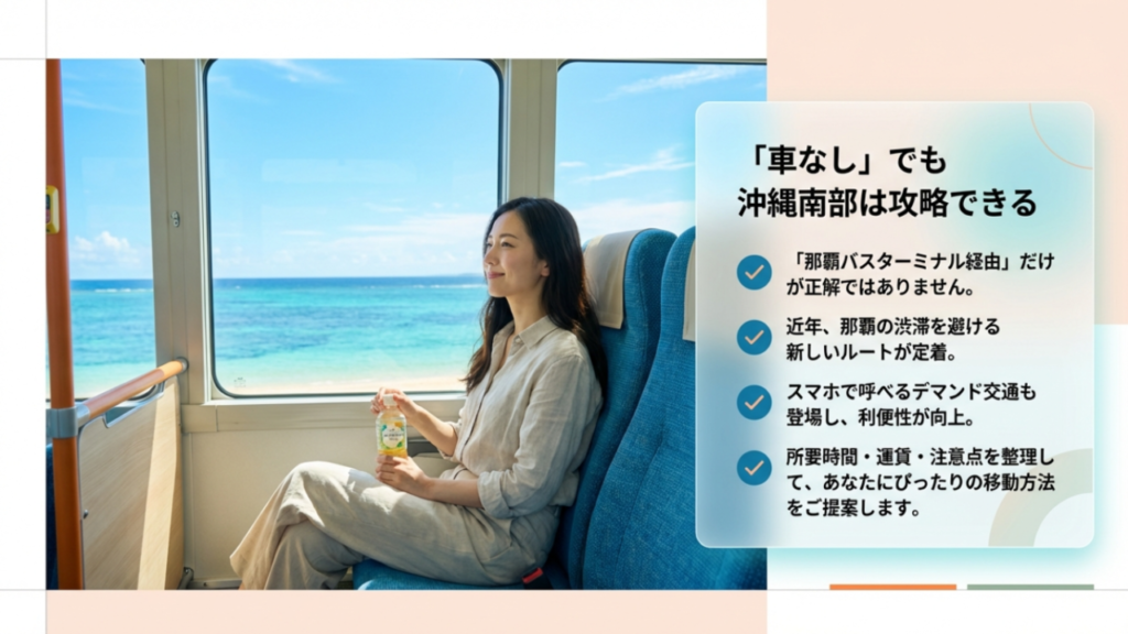 車なしでも沖縄南部は攻略できる！新しいバスルートとデマンド交通の活用