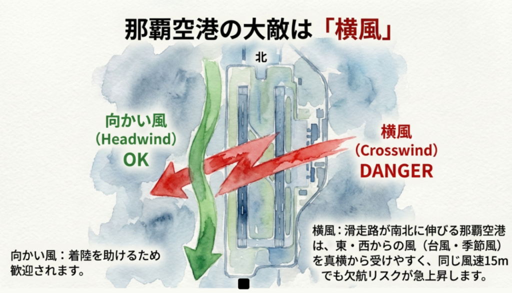 03台風と北西季節風の特徴比較