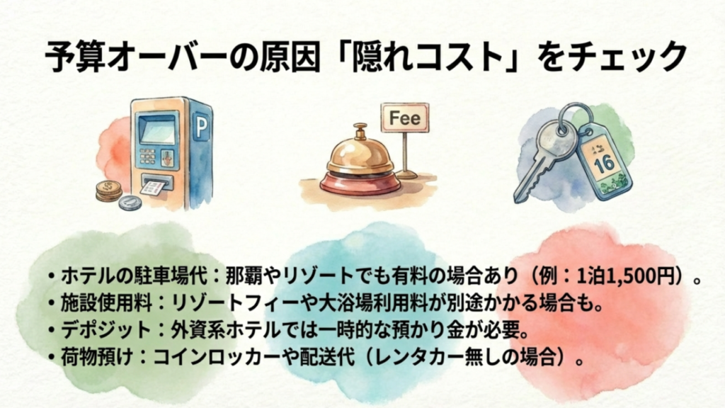 12算オーバーの原因になる旅行の隠れコスト一覧