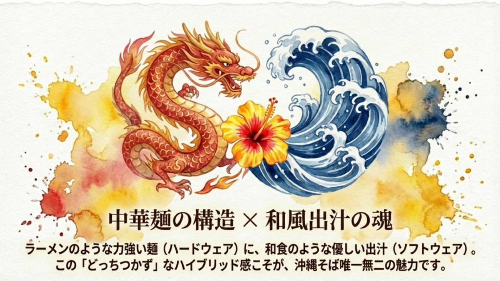 14中華麺の構造と和風出汁の融合