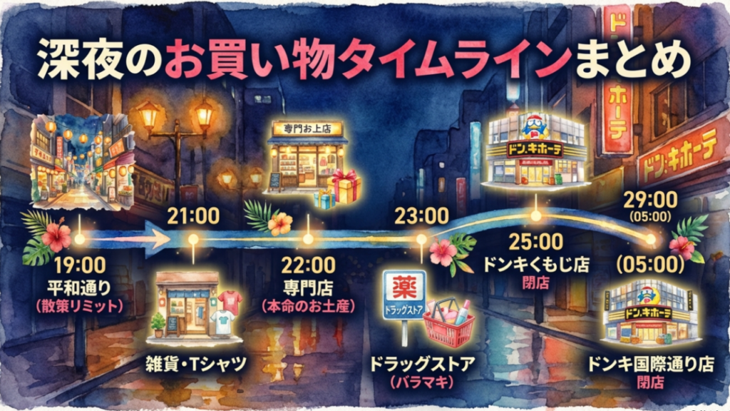 14国際通りのお土産は何時まで？