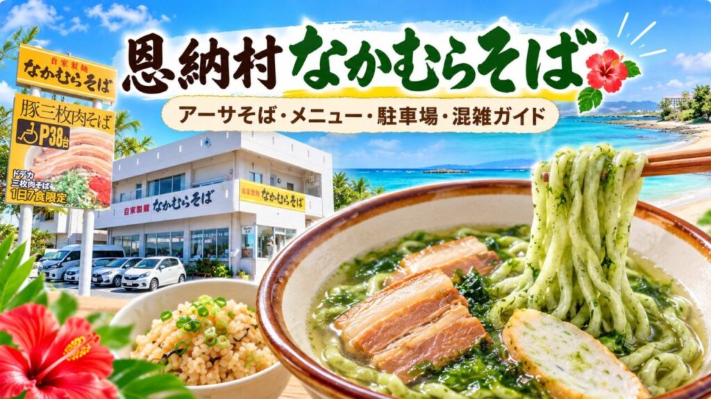 恩納村のなかむらそば完全ガイド！絶景と自家製麺の魅力を徹底解説