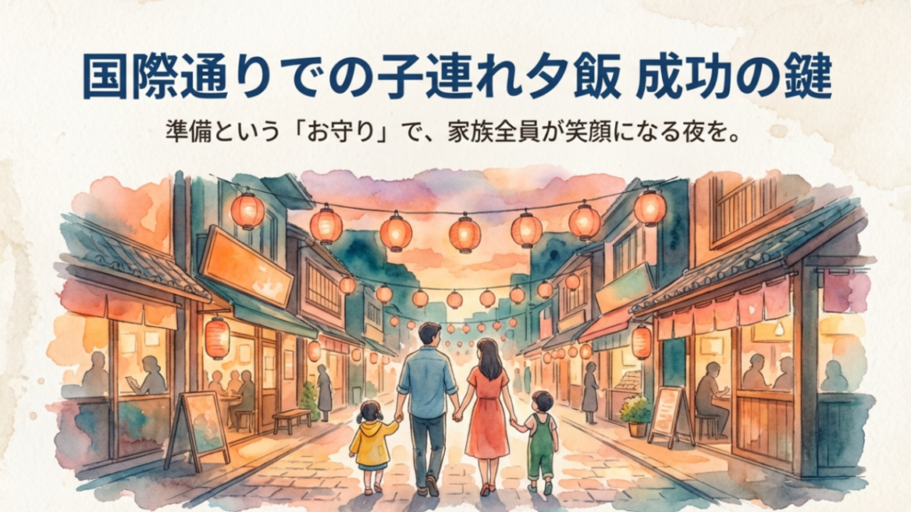 国際通りで子連れ夕飯！安い店や個室・座敷のあるおすすめ店を紹介