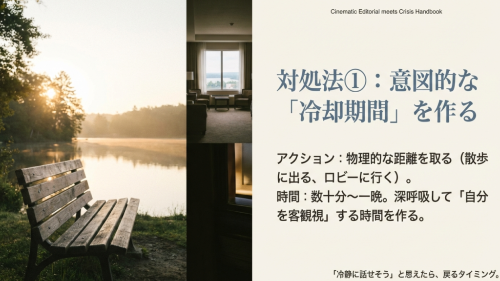 意図的な冷却期間を作る