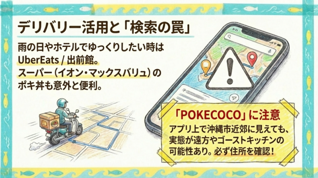 デリバリー検索時の罠 デリバリーアプリでのポキ丼注文時の注意点