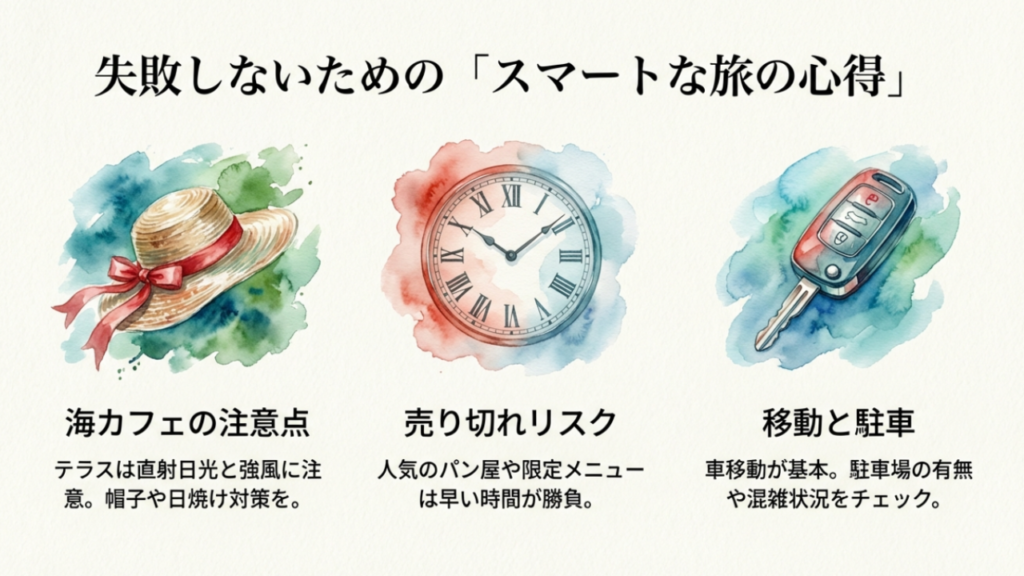 失敗しないためのスマートな旅の心得 駐車場と移動のコツ