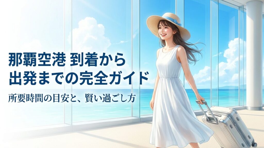 那覇空港に着いてから出るまで！所要時間と過ごし方ガイド