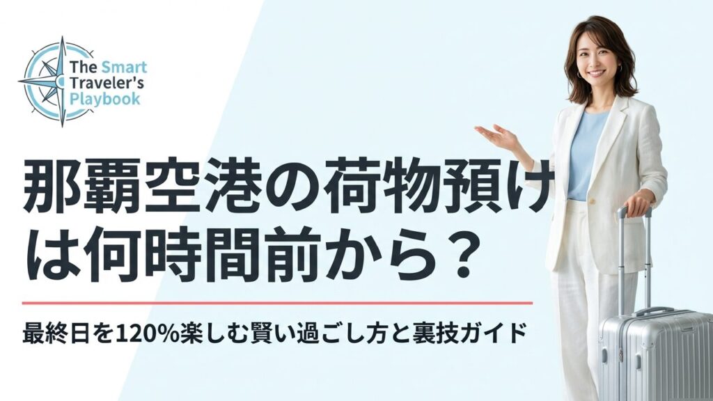 那覇空港の荷物預けは何時間前から可能？各社の規定と賢い過ごし方