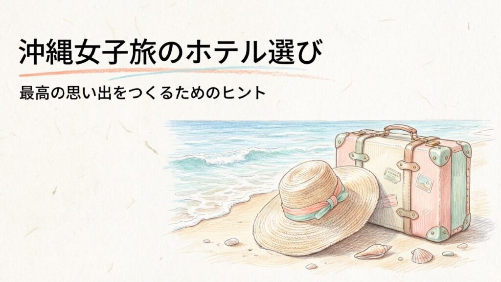 沖縄のホテルで女子旅を最高に楽しむ選び方のコツ