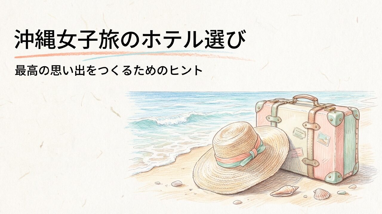 沖縄のホテルで女子旅を最高に楽しむ選び方のコツ