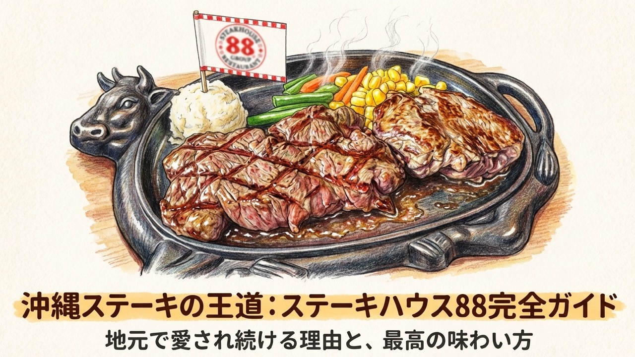 ステーキハウス88は沖縄だけ？県外店舗や違いを徹底解説