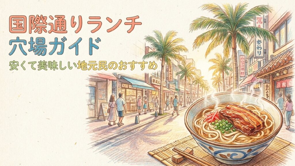 国際通りでランチが安い人気店と地元民おすすめの穴場
