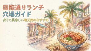 国際通りでランチが安い人気店と地元民おすすめの穴場