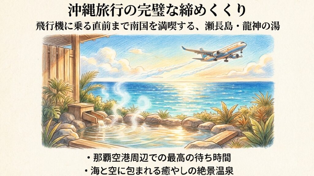 ウミカジテラスの日帰り温泉を満喫！龍神の湯の料金や予約方法を徹底解説