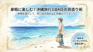 沖縄旅行 3泊4日 荷物を減らす！身軽に楽しむ究極のコツ