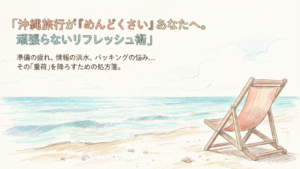 沖縄旅行がめんどくさい人必見！準備や手配を楽にする解決策