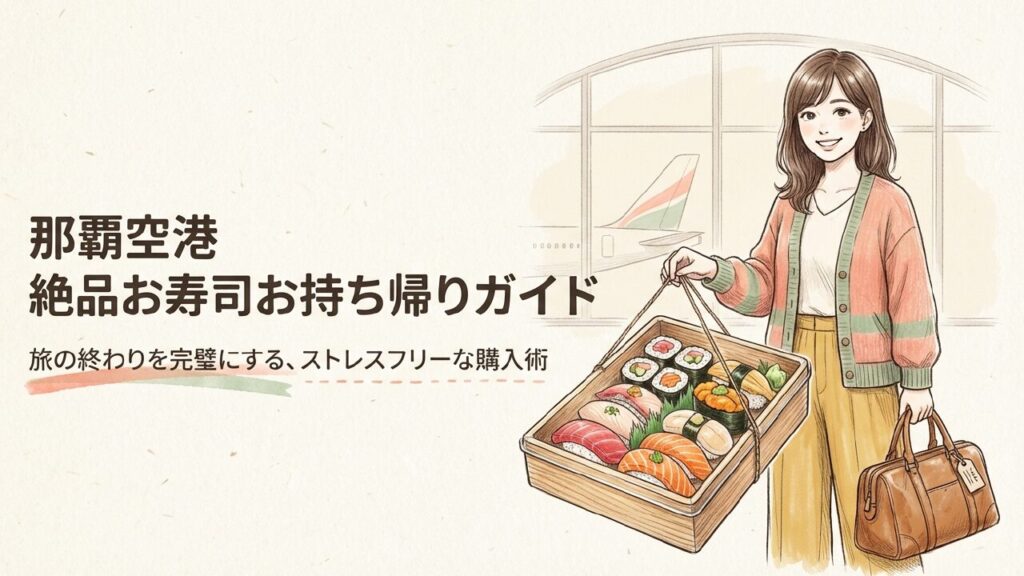 那覇空港で寿司をテイクアウト！人気の大東寿司と持ち帰りルール