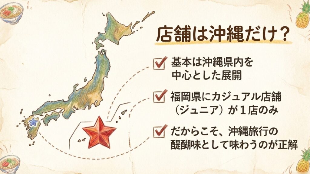 ステーキハウス88は沖縄だけなのかという疑問について