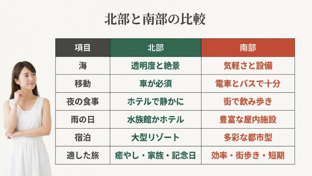 10 okinawa north south difference
