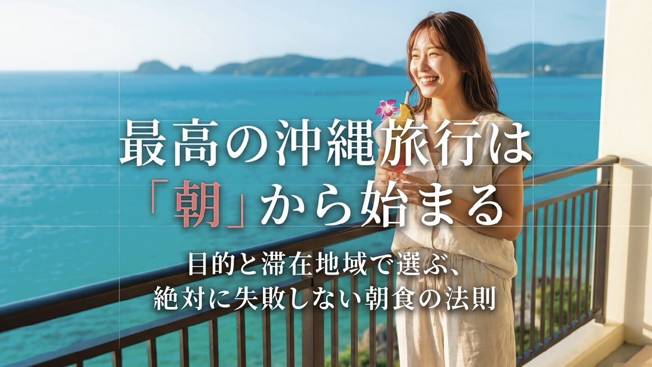 沖縄旅行の朝食はどうする？最高の一日を始める選び方