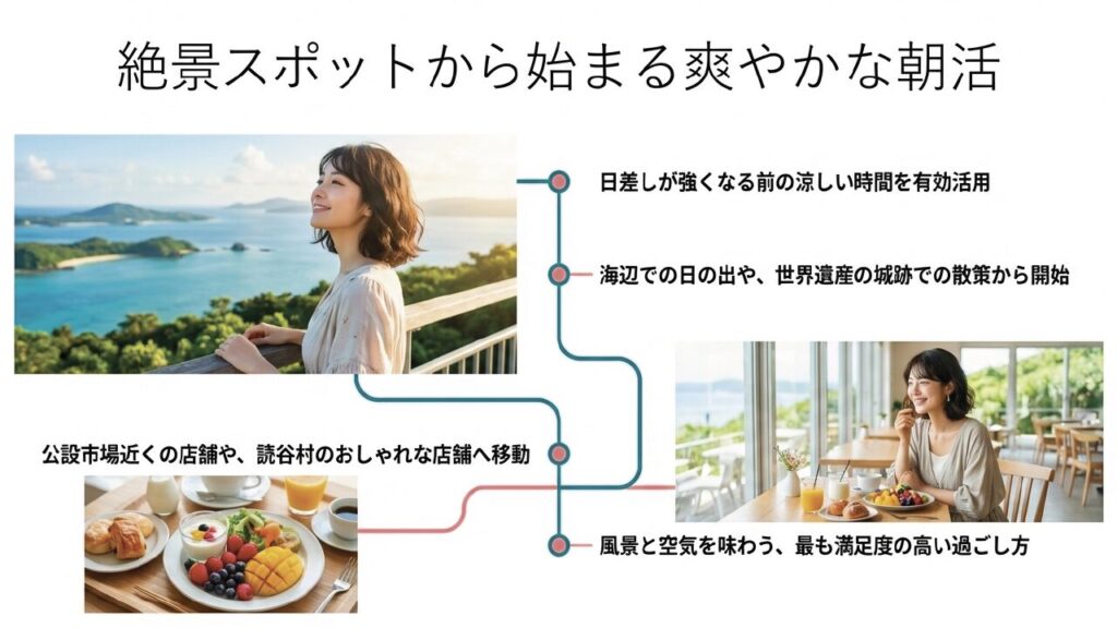 絶景スポットから始まる爽やかな朝活