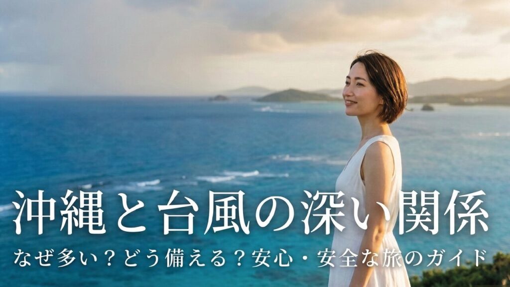 沖縄に台風が多い理由とは？旅行中の欠航やキャンセル完全対策